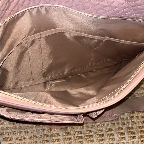 Blush Quilted Laptop Bag - Picture 8 of 10